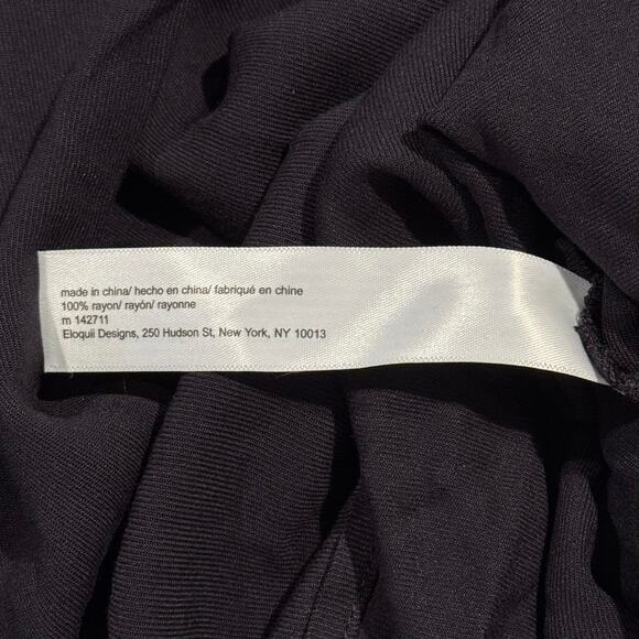 NWT Eloquii Wrap Top Academia Minimalist Whimsigoth Cottage Romantic Black 22 - Picture 4 of 6